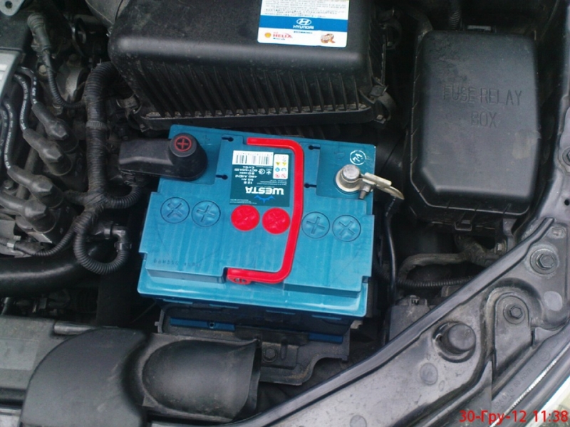 Аккумулятор для Hyundai Getz (Хенде Гетц, Хундай Гетц)